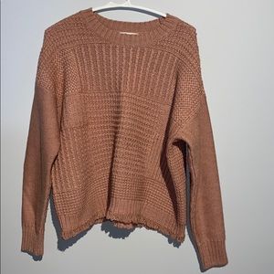 Madewell fringe sweater